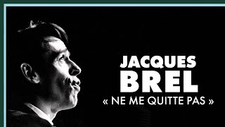 Jacques Brel « Ne me quitte pas »  Culture Prime [upl. by Durkin]