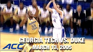 Georgia Tech vs Duke Championship Game  ACC Mens Basketball Classic 2005 [upl. by Durwin]