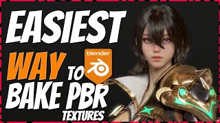 Easiest way to bake PBR textures in Blender [upl. by Flaherty770]