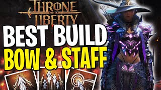 Throne and Liberty Build Guide  Most OP Bow Staff Build PVE [upl. by Nomael506]