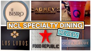 NCL Specialty Dining Review Which is the Best [upl. by Fiel]