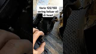 Reasons why Vario has oil coming out of the head automobile tutorial smartphone diy engineering [upl. by Orat]