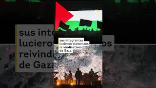 El apoyo de Massive Attack a Gaza shorts [upl. by Tigdirb]