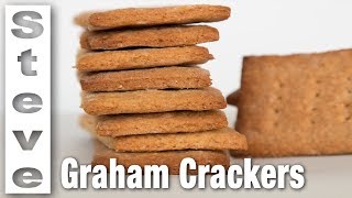 HOW TO MAKE GRAHAM CRACKERS  Homemade Honey Maid Crackers [upl. by Carthy482]