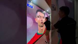 Successfully restored Ronaldos avatarleddisplay ledscreen ledwall cristianoronaldo [upl. by Anicul]