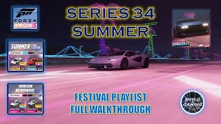 Forza Horizon 5  Festival Playlist Horizon Retrowave  Summer  Full Walkthrough 🎮 [upl. by Harias]