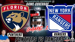 Game 1 Florida Panthers vs New York Rangers LIVE NHL hockey coverage [upl. by Trelu]