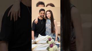 Sana javed with Shoaib malik his husband sanajaved shoaibmalik cricket love shorts [upl. by Asus]