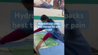 Hydrocollator heat packs therapy for cervical pain relief viral youtubeshorts trending [upl. by Ayalahs953]