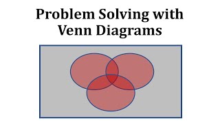 Solving Problems with Venn Diagrams [upl. by Otir875]