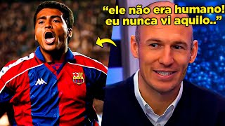 ROMÁRIO CAUSA MEDO NOS JOGADORES EUROPEUS ATÉ HOJE REAÇÕES DOS EUROPEUS COM ROMÁRIO [upl. by Giliana]