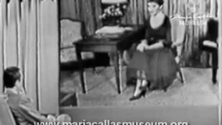 Maria Callas Person to Person interview with Ed Murrow New York Jan 24 1958 [upl. by Ilah]