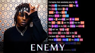 JID on Enemy  Rhymes Highlighted [upl. by Dnalyag346]