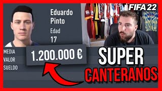 COMO TENER LA MEJOR CANTERA 💎 en FIFA 22 MODO CARRERA [upl. by Aramas]