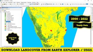 Download Free Land Cover data from Earth Explorer  USGS [upl. by Aineg]