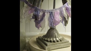 Shabby Chic Mini Garland [upl. by Eilagam]