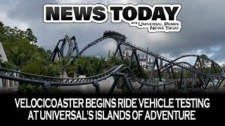 VelociCoaster Begins Ride Vehicle Testing at Universals Islands of Adventure  UPNT NewsToday 1210 [upl. by Romelda]