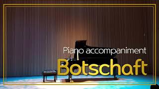 L Botschaft J Brahms Op47 No1 in Ab  Piano accompaniment [upl. by Rednasela]