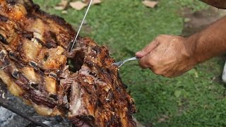 Un costillar criollo al asador [upl. by Laen]