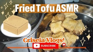 Fried Tofu ASMR ✨👩‍🍳 Samahan niyo ako sa Tamang Paraan ng Pagpiprito ng Tokwa 🫰 [upl. by Dempster]