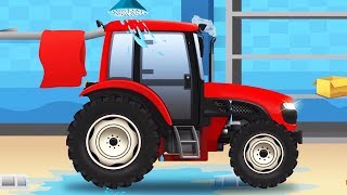 El Tractor y Coches  Carritos para niños  Tractores infantiles [upl. by Miner]