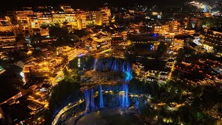 Night Tour of Furong Town Xiangxi Prefecture Hunan Province China [upl. by Wilscam]