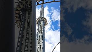 HIGHEST Gyro Drop Tower of the World  HIGHLANDER  HansaPark 2024 [upl. by Lednar671]