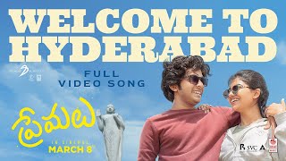 Welcome To Hyderabad Video Song  Premalu Telugu  Naslen  Mamitha  Girish AD  SS Karthikeya [upl. by Eirene]