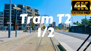 Tramway T2 🚉 voie 2 12 Lyon TCL 🚥 [upl. by Frances]