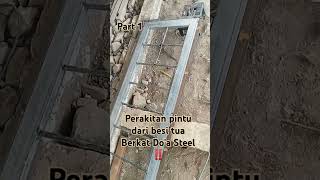 pintu minimali steel fyp viralshorts [upl. by Omsoc]