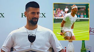 Novak Djokovic fue preguntado sobre NADAL su Respuesta fue Magnífica [upl. by Ddart]