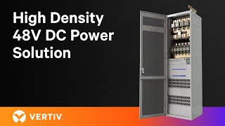 High Density 48V DC Power Solution  Vertiv™ NetSure™ 7100 AW1 [upl. by Aeirdna]