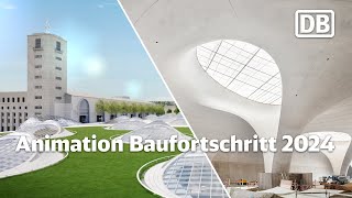 Stuttgart 21 Animation Baufortschritt 2024 – Neue Einblicke in das Großprojekt [upl. by Rozanne]