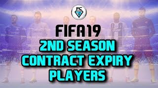 FIFA 19 2ND SEASON CONTRACT EXPIRY PLAYERS [upl. by Rotsen]