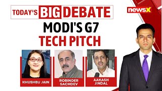 Modi Says End Tech Monopoly At G7  Redefining India At World  NewsX [upl. by Tsiuqram383]