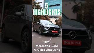 2023 Mercedes AClass Limousine  5 New Features  CarWale shorts [upl. by Parsons]