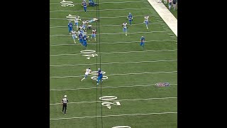 Kalif Raymond with a Spectacular Special Team Touchdown vs Tennessee Titans [upl. by Ecnarual]