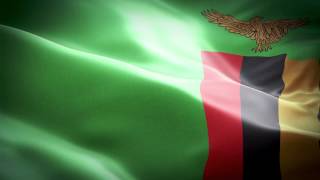 Zambia anthem amp flag FullHD  Замбия гимн и флаг [upl. by Boiney]