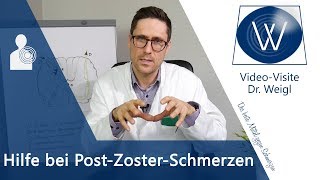 Post Zoster Neuralgie Zosterschmerzen Nervenschmerzen durch den Herpes  Dauer amp Schmerztherapie [upl. by Avehs]