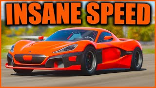 FASTEST ELECTRIC DRAG CAR How to tune Rimac Concept 2 for Drag racing [upl. by Brindle333]