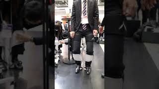 Archelis wearable chair demo at RoboDEX RAW VIDEO [upl. by Isaak]