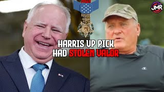 Veterans EXPOSE Tim Walz was chosen by Harris for VP pick had STOLEN valor amp ABANDONED them in Iraq [upl. by Goddart]