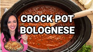 Best Crock pot Bolognese Recipe [upl. by Shanda]