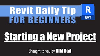 Revit Tip 2 How to Start a New Project amp Set Units in Revit [upl. by Pilif]