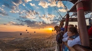 Hot Air Balloon Ride with Royal Balloon in Cappadocia Turkey [upl. by Ariahaj578]