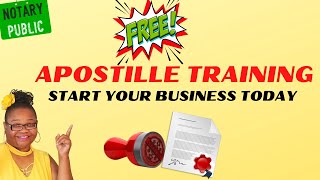 Apostille Training Step by Step  General Notary Work [upl. by Amabelle]