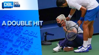 Line Judge Hit In Throat By Novak Djokovics Tennis Ball Receives Death Threats [upl. by Durnan125]