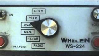 Whelen WS224 Vintage Siren Demo [upl. by Tiffy]