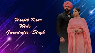 🔴 Wedding Ceremony  Harjit Kaur Weds Gurminder Singh [upl. by Bushey]