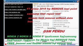 Halabtech Toolv09 qualcomm frpsamsung frphuawei frpasus frp Nokia frp Removel Tool free [upl. by Llerad214]